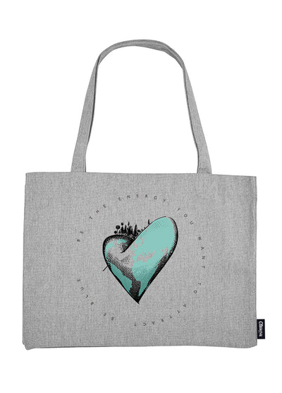 Shopping Bag Gris - Corazón