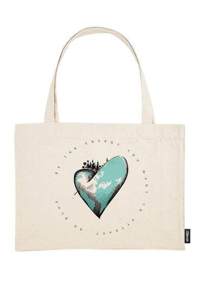 Shopping Bag Natural - Corazón